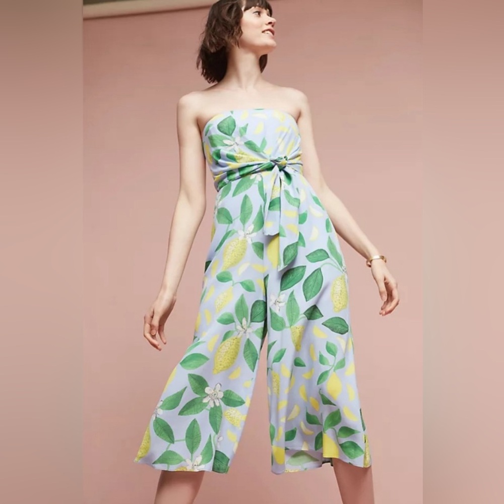 Maeve by Anthropologie Lemon Jumpsuit